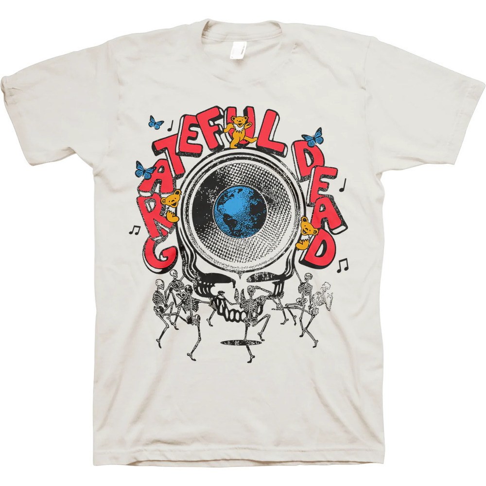 Grateful Dead Dancing Bears Psychedelic Band Fan Unisex T-Shirt